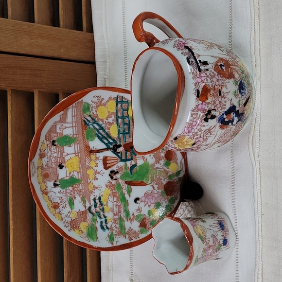 Vintage Japanese Geisha Ware Porcelain Set - Picture 9 of 9